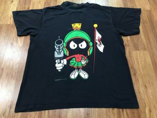 Xl - Vtg 1990 Looney Tunes Marvin The Martian Single Stitch Changes T - Shirt Usa