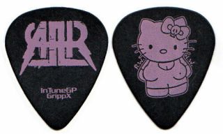 All American Rejects Guitar Pick : 2009 Tour Hello Kitty Pink Aar