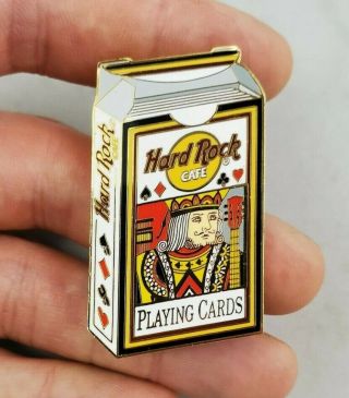 Rare Hard Rock Cafe Playing Cards King Enamel Lapel Pin Limited 500