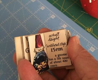 Vtg 1978 Miniature Gnome Book By Will Huygen And Illustrations By Poortvliet