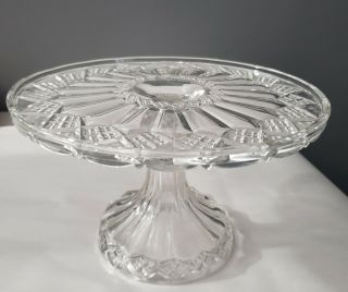 Eapg Imperial Glass Three In One Aka Fancy Diamonds Pedestal Cake Stand 1902
