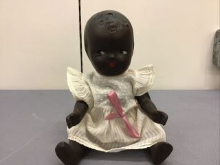 Vintage Reliable Black Baby Girl Doll Made In Canada Composition Body