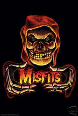 The Misfits Poster 24 X 36 Punk Rock Classic Band Print Astro Zombies Danzig
