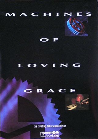 Machines Of Loving Grace 1991 Self Titled Debut Album Promo Poster