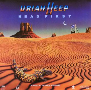 Uriah Heep 1983 Head First Promo Poster