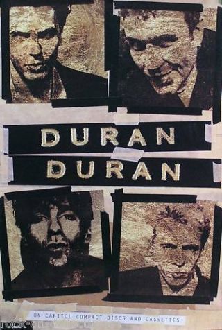 Duran Duran 1993 Self Titled The Wedding Album Promo Poster