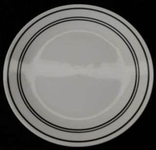 Set Of 2 Corelle Classic Cafe Black Dinner Plates 10 1/4 "