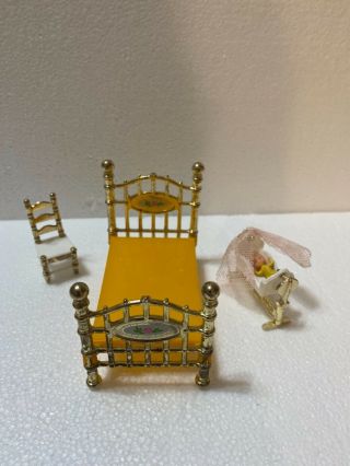 1/24” Scale Miniature Dollhouse Furniture By Mattel