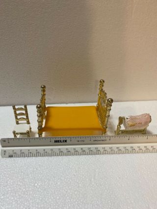 1/24” Scale Miniature Dollhouse Furniture by Mattel 3