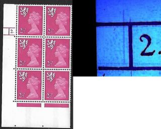 Scotland 2 1/2p Fcp/pa Cyl 2 Dot Phos 5 Or 8 - Unreadable,  Cat At Least £32