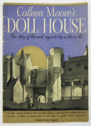 Vintage Doll House Miniatures History Furniture Rooms Castle Colleen Moore 1935