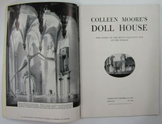 Vintage Doll House Miniatures History Furniture Rooms Castle Colleen Moore 1935 2