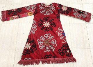 Kuchi Banjara Tribal Ethnic Hand Embroidery Belly Dance Suzani Dress Top Tunic