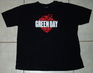 Green Day T Shirt Heart Grenade (2xl) 2 Extra Large Heart Grenade