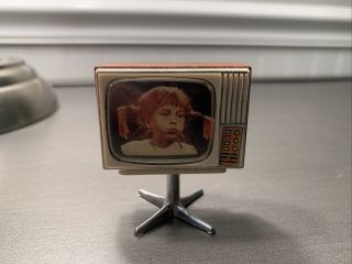 Dollhouse Miniature 1:12 Scale Mid Century Modern Tv Retro Vtg Mcm Television
