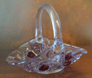 Westmoreland Glass Della Robbia 6 ¾” Small Basket