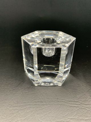 Geometric Crystal Candle Holder 2 1/4”