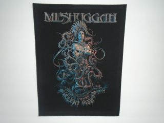 Meshuggah Violent Sleep Of Reason Printed Back Patch