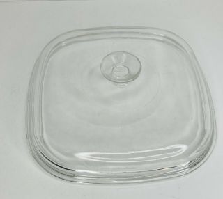 Pyrex Clear Glass Lid A12c For Corning Ware P10c 10” Square Casserole Read