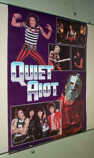 Quiet Riot Vintage Poster In