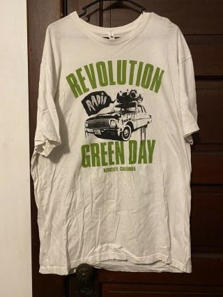 Green Day Revolution Radio No Racism Sexism Homophobia Shirt Size Xxl 2xl Nwot