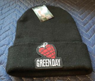 Green Day Hat Green Day Winter Cuffed Hat
