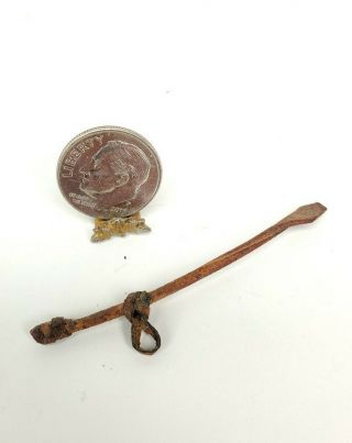 Vintage Igma Artisan Leather Horse Crop 1:12 Dollhouse Miniature Tack Supplies