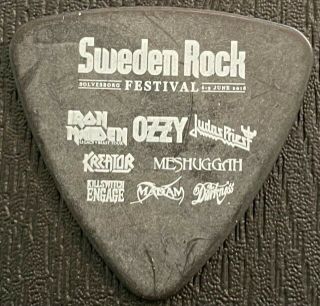 Sweden Rock One Sided 2018 / Iron Maiden / Judas Priest Tour Guitar Pick