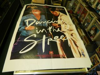 1985 Mick Jagger & David Bowie Dancing In The Street Poster