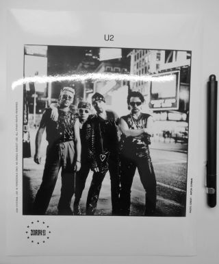 Xtrare Memorabilia U2 Promo/press Photo Anton Corbijn - Cheaper P&p Possible