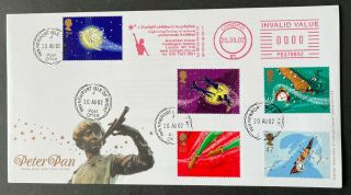 2003 Peter Pan Fdc With Starlight Meter Mark And The Rare Pan Cds