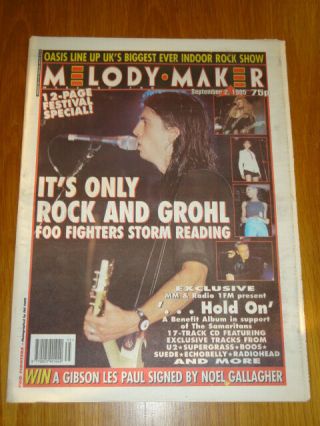 Melody Maker 1995 Sep 2 Festival Special Foo Fighters
