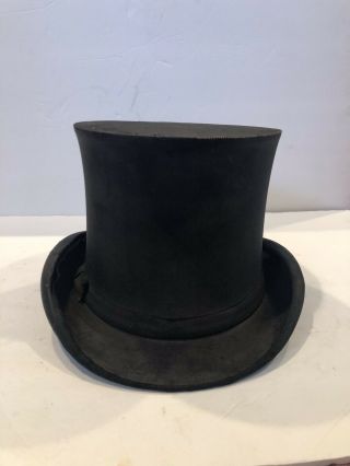 Antique Silk Top Hat Dunlap & Co.  France York