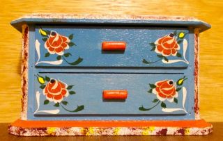Price Dora Kuhn Vintage Dollhouse Chest Of Drawers 21 In 1:12 Scale