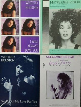 Whitney Houston Sheet Music From The 1980 And Well Kept