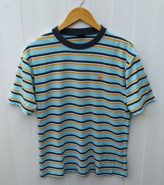Vintage 70s 80s Hang Ten Stripe T - Shirt Size Medium,  Surf,  Mambo