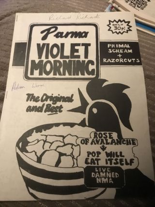 Parma Violet Morning Fanzine From 1986 Pop Will Eat Itself Primal Scream