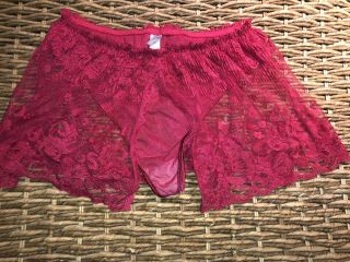 Rare Vintage L Marilyn Monroe By Warners Lingerie Babydoll Bottom Lace Very Sexy