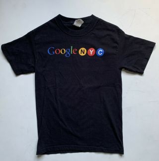 Vintage Google Nyc T - Shirt Size S - P