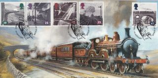 18 January 1994 Age Of Steam Bradbury Lfdc 130 First Day Cover Derby Shs