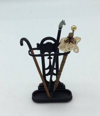 Dolls House Cane/umbrella Stand By ‘pmd Miniatures’