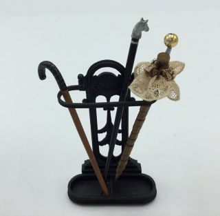 Dolls House Cane/Umbrella Stand By ‘PMD Miniatures’ 2