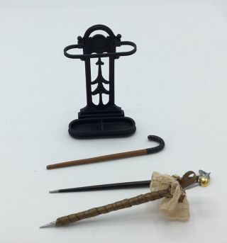 Dolls House Cane/Umbrella Stand By ‘PMD Miniatures’ 3