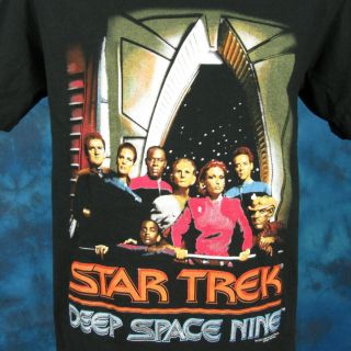 Vintage 90s Star Trek Deep Space Nine T - Shirt Small/medium Sci Fi Tv Movie