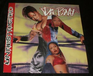 Da Brat Unrestricted In Store Promo Poster Flat 2000 Album Release Rap
