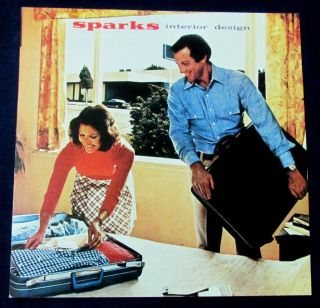Sparks - Interior Design Promotion Album Flat 1988 Fine Art Records - Rare