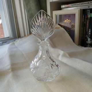 Vintage Princess House Lead Crystal Glass Perfume Bottle W Germany Hostess