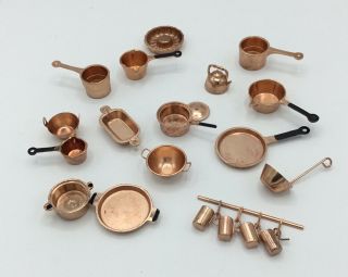 Dolls House Pots,  Pans And Utensils