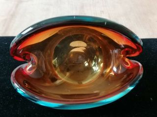 Murano Oyster/clam Shaped Dish