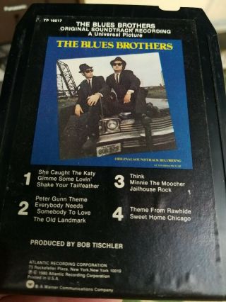 8 Track The Blues Brothers Soundtrack; 1980.  11 Songs Tp16017